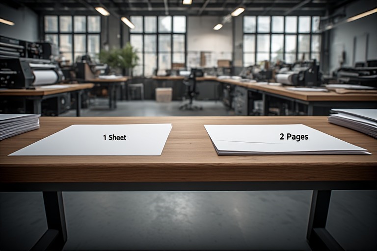 sheet vs paper
